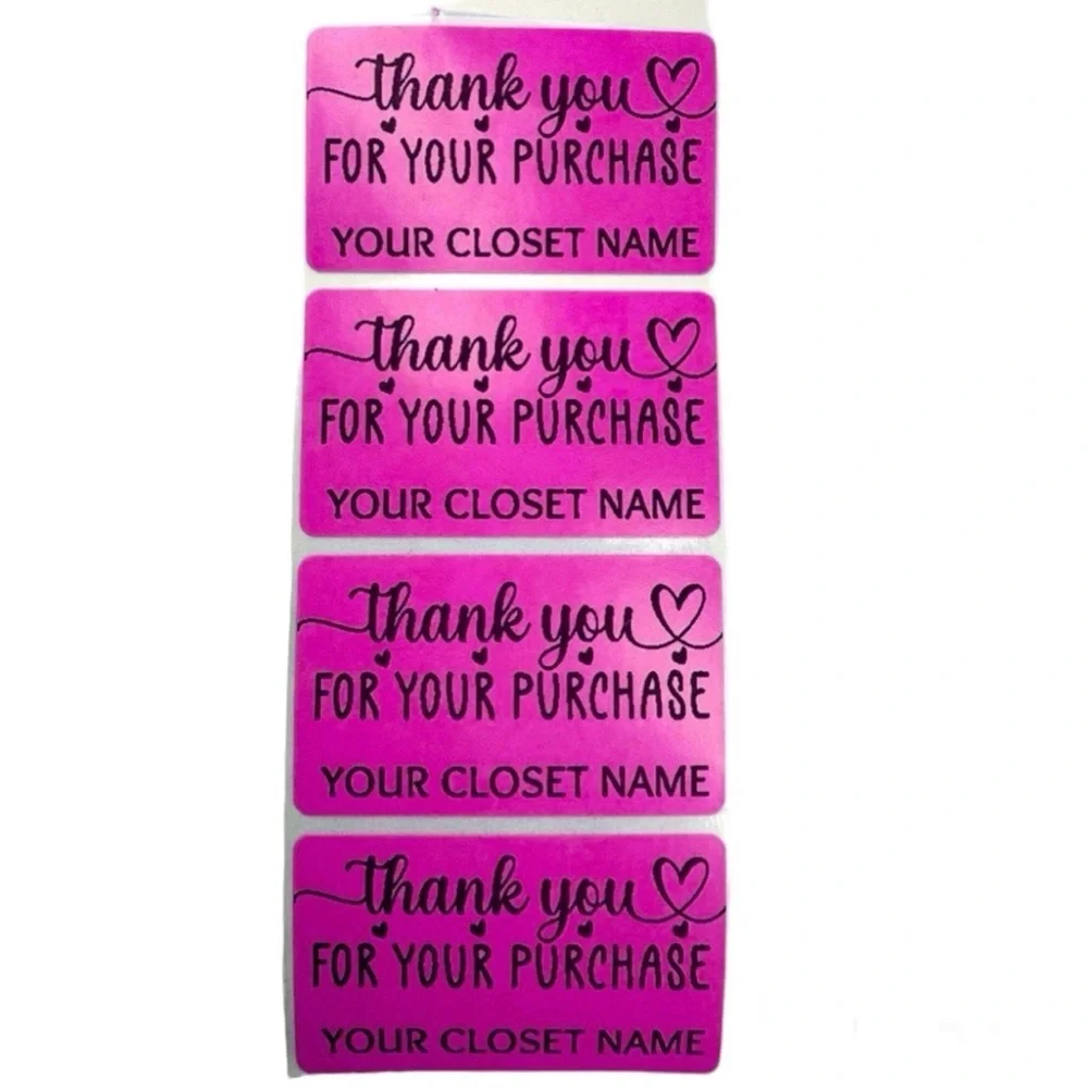thank you for your purchase-100 pack-stickers for small business- custom sticker